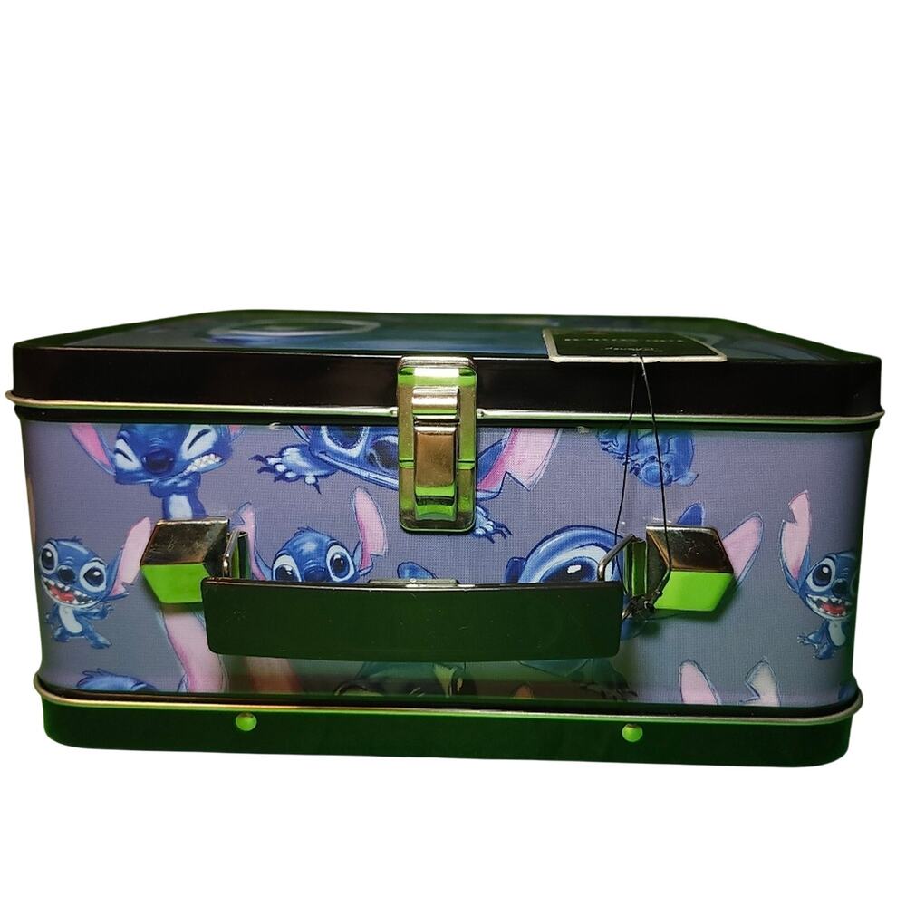 Loungefly Heart Logo Stitch Metal Lunchbox • Pre‑Funko • NWT - Picture 6 of 11